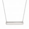 Bianc Briller silver bar necklace