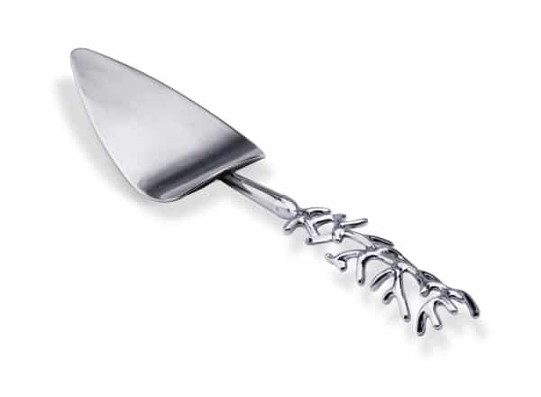 Mukul Goyal Harvest Cake Server, Chrome