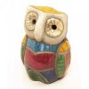 Small Owl - Raku Pottery