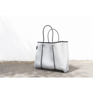 Alternative view of Prene The Sterling Neoprene Tote Bag Metallic Silver