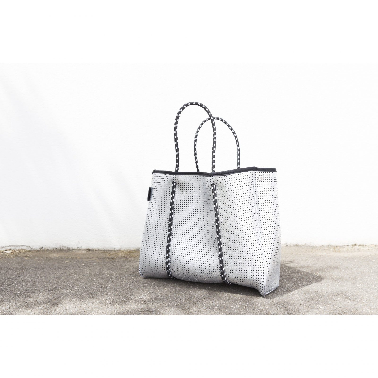 Prene Bags - The Sterling Bag (METALLIC SILVER) Perforated