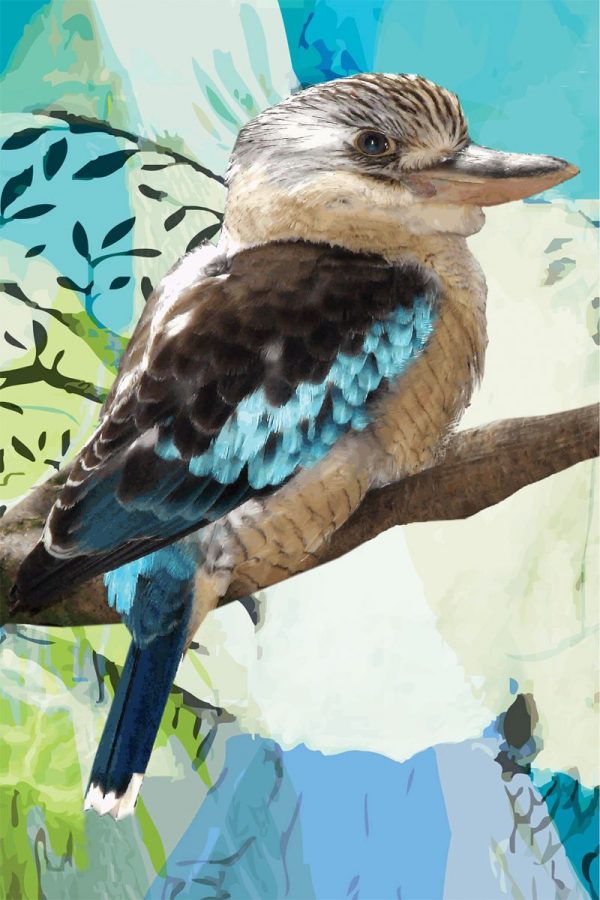 Kookaburra Tea Towel
