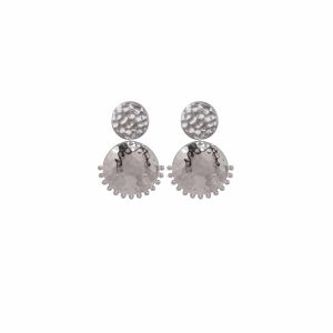 Murkani Tribal Stud Earrings in Sterling Silver