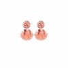 Murkani Tribal Stud Earrings in Rose Gold