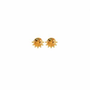 Murkani Organic Stud Earring in 18KT Gold