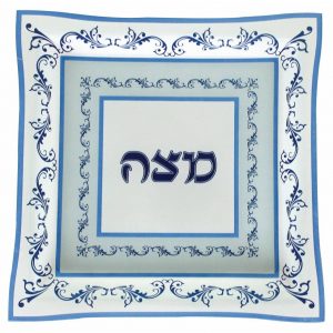 Glass Matzah Tray
