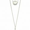 Duck & Sparrow Pendulum necklace silver