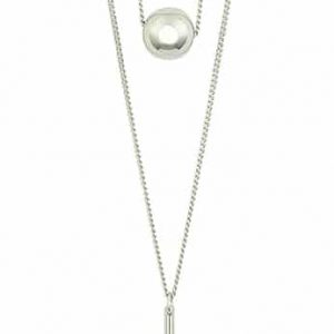 Duck & Sparrow Pendulum necklace silver