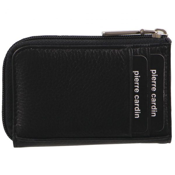 Pierre Cardin Italian Leather Key + Credit Card Holder