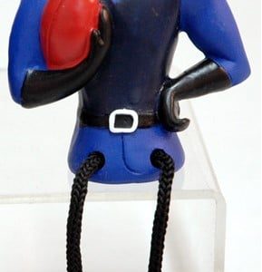 Alternative view of Blues Footy Dangly - Captain Carlton