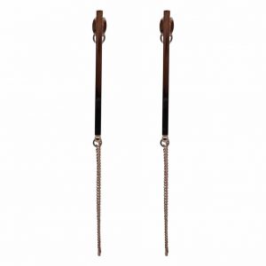 Duck & Sparrow Metro rose gold earrings