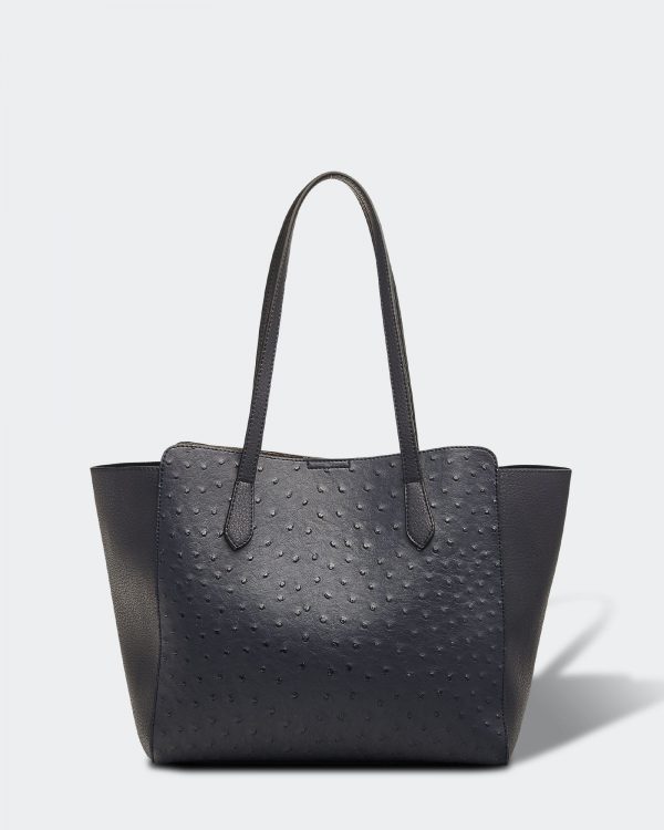 Louenhide Franco Ostrich Navy Bag