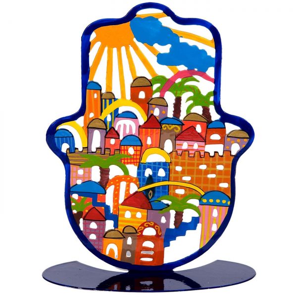 Yair Emanuel Large Standing Hamsa - Jerusalem