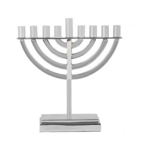 Yair Emanuel Large Classic Hanukkah Menorah Natural