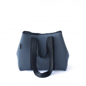 Alternative view of Prene Bag- The Gigi Bag Charcoal - Neoprene Tote