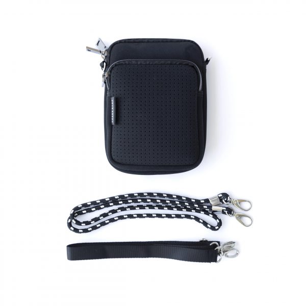 Prene Bag- The Mimi Neoprene Black Crossover Bag