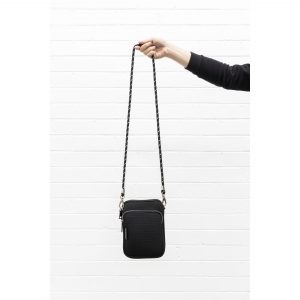Alternative view of Prene Bag- The Mimi Neoprene Black Crossover Bag