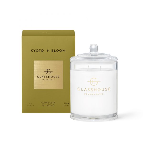 Glasshouse Fragrances 380g Candle - Kyoto In Bloom