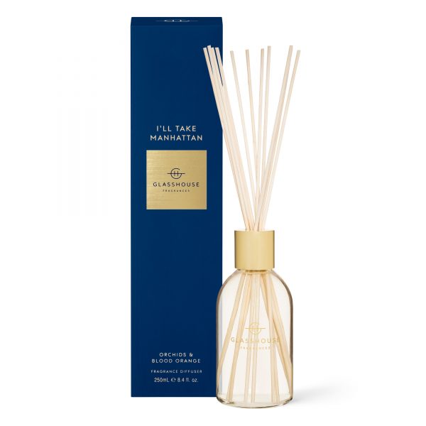 Glasshouse Fragrances 250ml Diffuser - I'll Take Manhattan