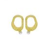 Murkani Riviera 18KT Gold White Pearl Earrings