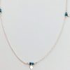 Sterling Silver turquoise beads and stars necklace