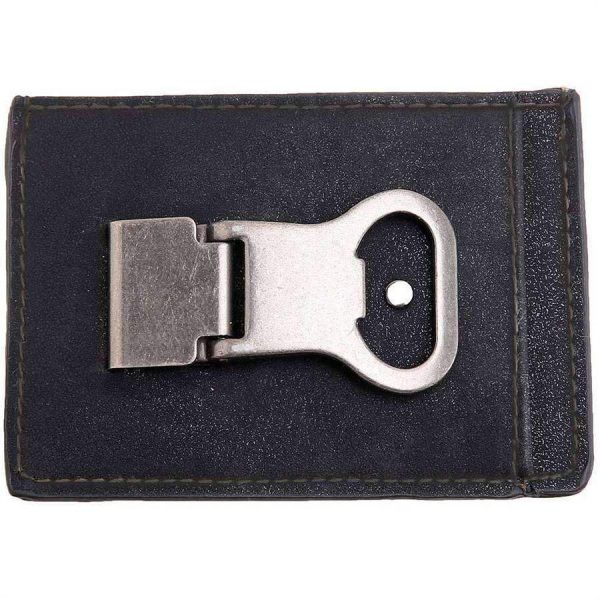 Black Money Clip With Beer Opener 