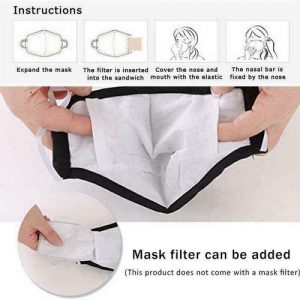 Alternative view of Leopold Print Washable Cotton Face Mask