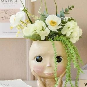 Evi Awake Polyresin Planter