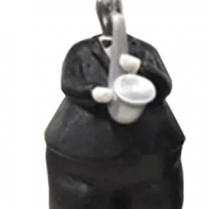 Fat Sax Musician Statue