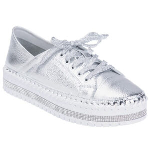 Selia silver leather shoes sneakers