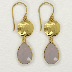 Zafino Kylie Earring - Rose Quartz