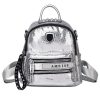 Silver Metallic Backpack