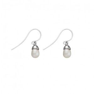 Sterling silver FWP drop earring