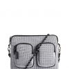 The West Coast Crossbody Bag - Rebecca Judd x Prene (LIGHT GREY MARLE / SILVER) Neoprene Crossbody / Hand Bag