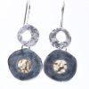 Handmade Israeli  Sterling Silver, Gold Filled Earrings