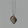 Handmade Israeli  Gold filled and sterling silver necklace