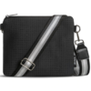 Punch Flat Crossbody Bag Charcoal