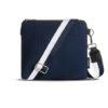 Punch Neoprene Flat Crossbody Bag Navy