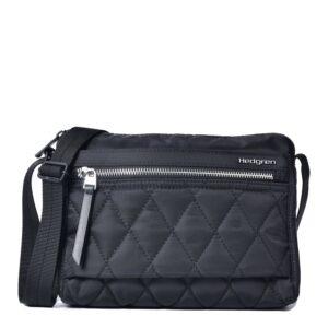 Hedgren Eye Crossbody Bag - Quilted Black
