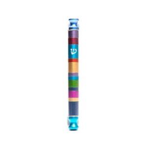 Yair Emanuel Mezuzah - Cylinder - Stripes Multicolor